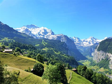 Hike From Wengen To Lauterbrunnen Switzerland