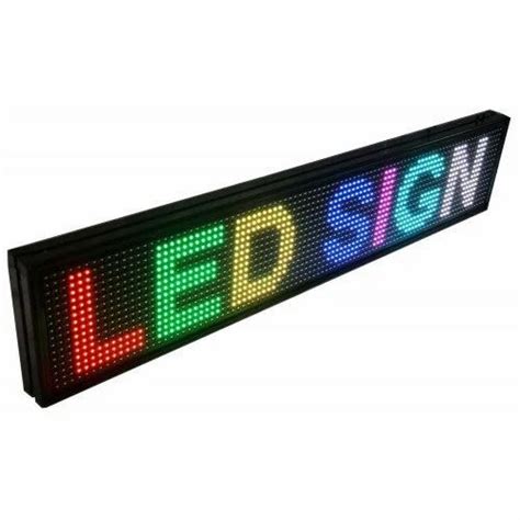 Led Display Sign Board Type Of Lighting Application Outdoor Lighting