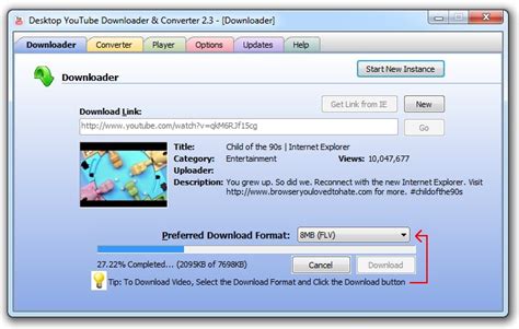 Desktop Youtube Downloader And Converter Download Convert And Play