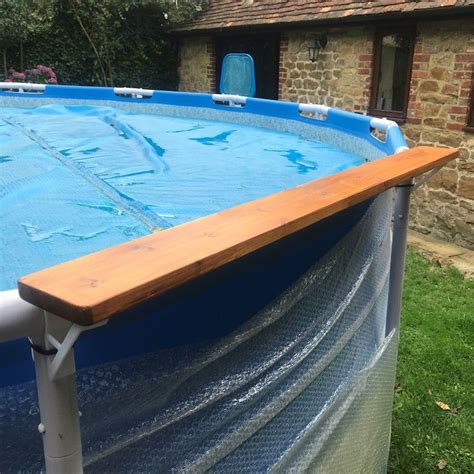 The solar saddle keeps your pool area looking we bought this solar cover holder in 2014 and still use it. 2 X Swimming Pool Shelf Brackets Suits 45Mm Top Rail ...