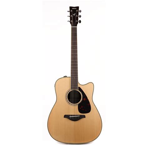 Buy Yamaha Fgx830c Solid Top Cutaway Acoustic Electric Guitar Natural