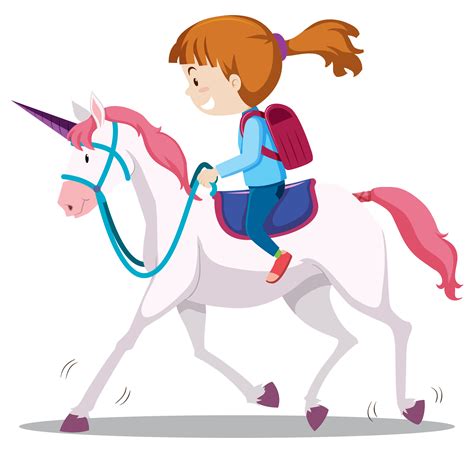 A Young Girl Riding Horse 293556 Vector Art At Vecteezy