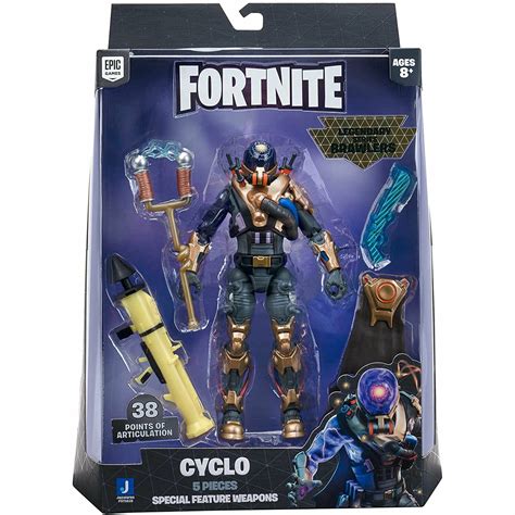 Fortnite Legendary Series Brawlers 1 Figure Pack 7 Inch Cyclo Action