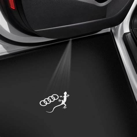 audi 純正 ドア エントリー ライト a3 a4 a5 a6 q3 q5 q7 高品質の激安 アウディ ゲッコー エンブレム tt ledライト オリジナル アクセサリー フォーリングス