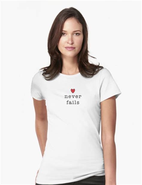 heart never fails love set of couple matching for her fitted t shirt t shirts for women