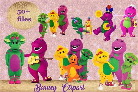 Barney Clipart Barney Png Characters Barney Images Printable Transparent Background Instant