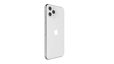 Apple Iphone 11 Pro Silver 3d Model Cgtrader