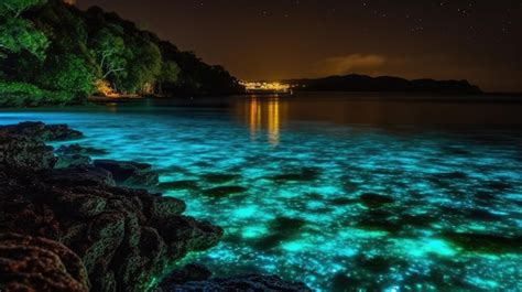 Premium Ai Image Bioluminescent Bay Puerto Rico