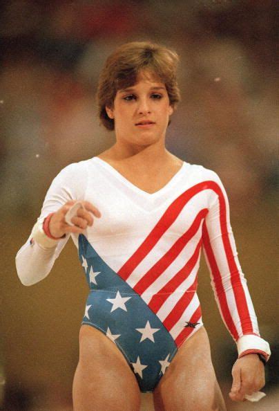 1984 Summer Olympics Usa Mary Lou Retton During Womens All Around At