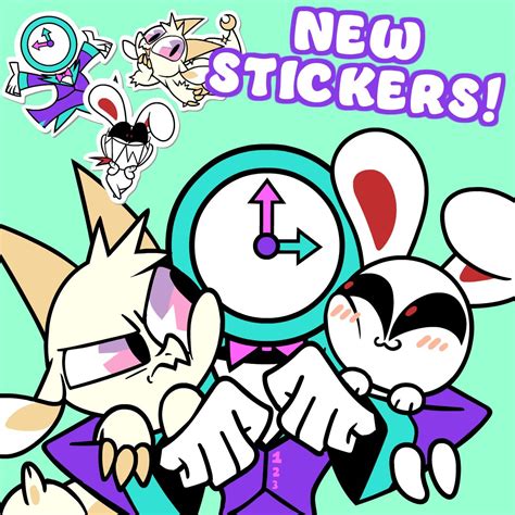 Chikn Nuggit On Twitter Stickers Of Fwench Fwy Iscream And Bezel Are
