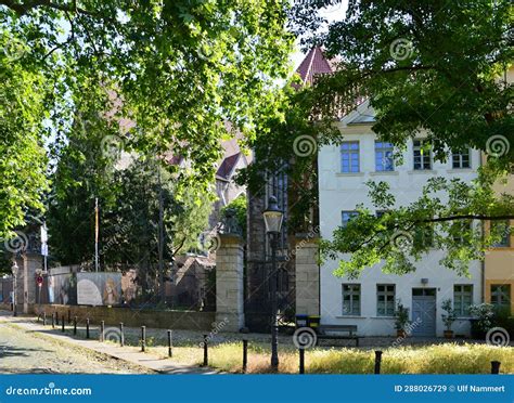 Historical Buildings In The Old Town Of Braunschweig Lower Saxony Stock Image Image Of Street