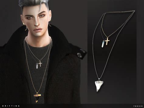 The Sims Resource Toksik Drifting Necklace