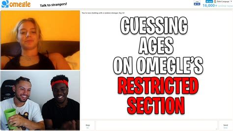 omegle s restricted section guessing ages youtube