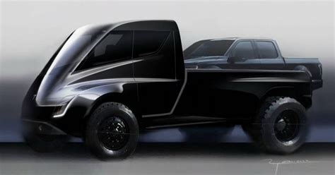 Tesla Pick Up Truck To Arrive After Model Y Debut Tesla Pick Up Render