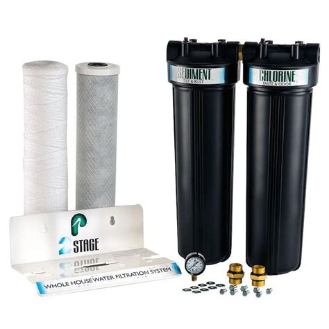 Pelican Water 2 Stage Whole House Water Filtration System Dual Stage 5