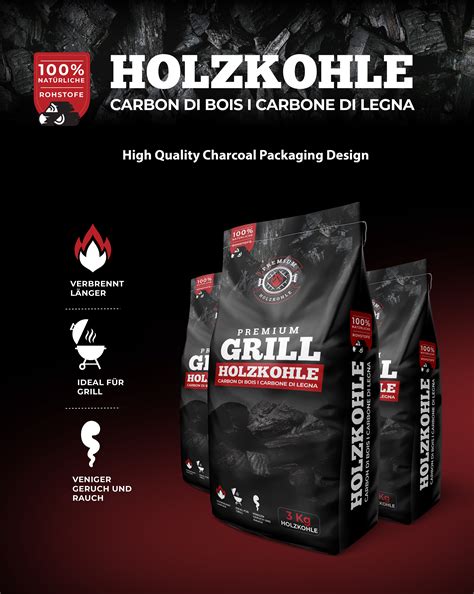Charcoal Packaging Design On Behance