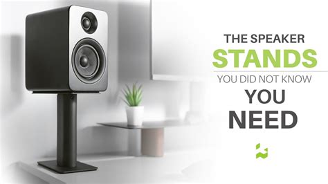 Improve Your Desktop Audio With These Speaker Stands Kanto Solutions