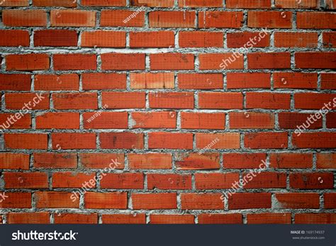 Orange Brick Wallpaper Texture Background Stock Photo 169174937