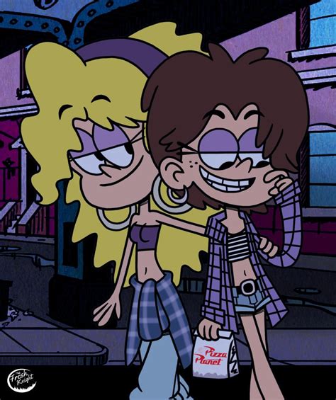 Luna and Carol 90s AU by TheFreshKnight on DeviantArt | The loud house