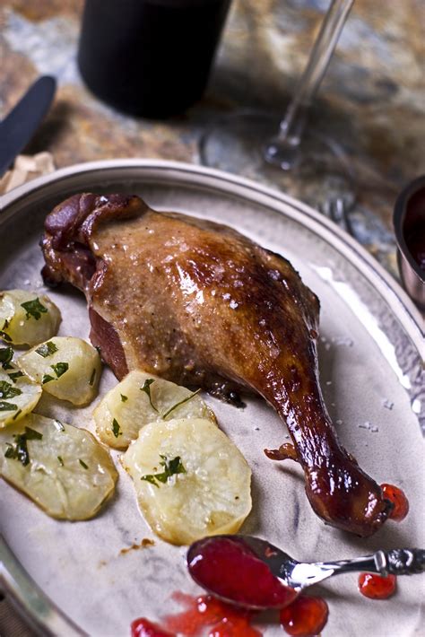 Recette Cuisses de canard aux navets glacés
