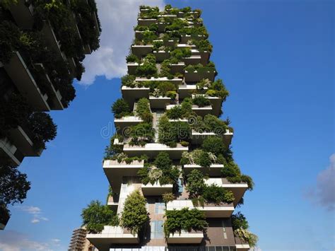 Bosco Verticale Vertical Forest In Milan Editorial Stock