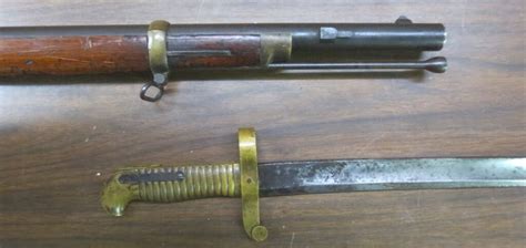 Civil War Remington Zouave Rifle With Original Sword Bayonet Nice Civil War Antiques