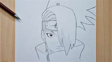 How To Draw Deidara Drawing Deidara From Naruto Easy Step By Step
