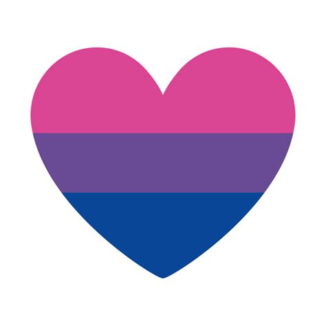 Bisexual Pride Heart Bisexual T Shirt Teepublic