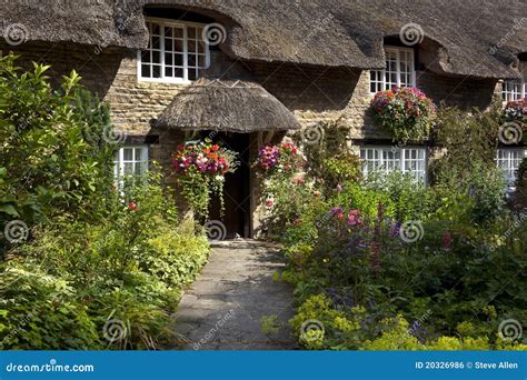 English Country Cottage Yorkshire England Royalty Free Stock Image