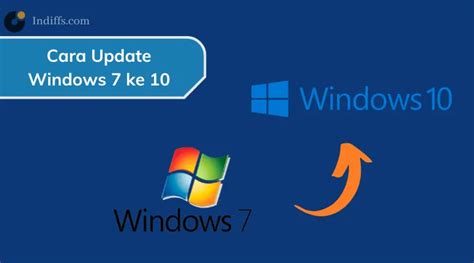 Mudah Begini Cara Update Windows 7 Ke 10 Tanpa Install Ulang