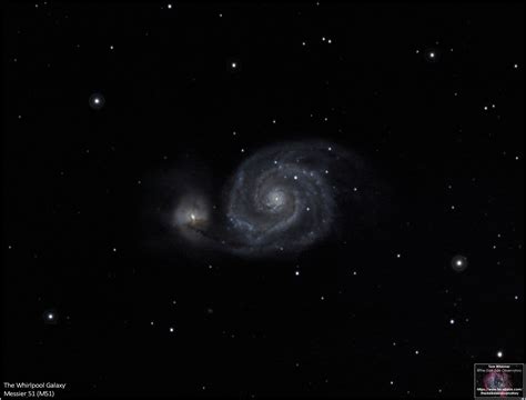 The Whirlpool Galaxy Messier 51 Rastronomy