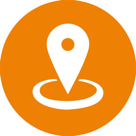 Download  Free Stock Location Clipart Office Address Orange