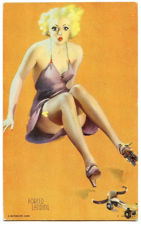 Lot Original A Mutoscope Card Pin Up Girl 1940s 1950s