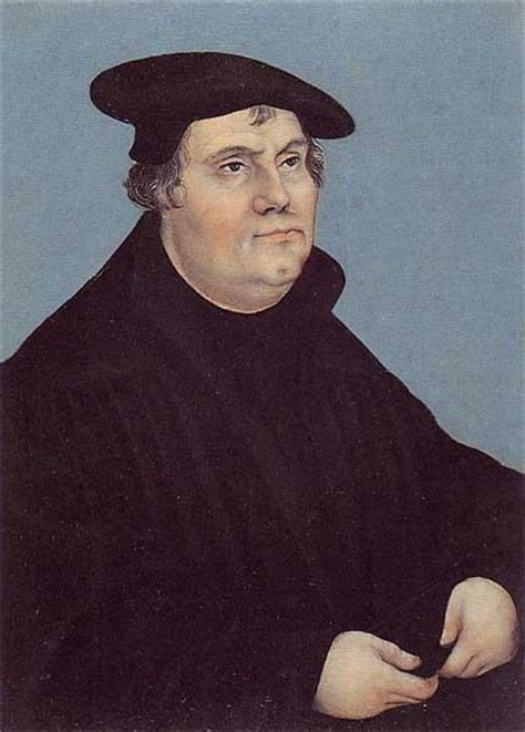 Portrait Of Martin Luther 1543 Lucas Cranach The Elder