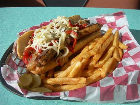 2 brat buns, split and toasted. Roman Sausage Sandwich | Recipe | Copykat recipes, Sausage ...