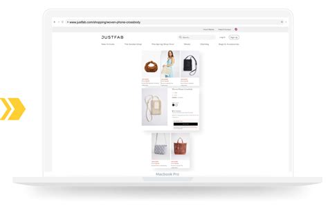 Justfab Outreach Shopping Longtail Ux