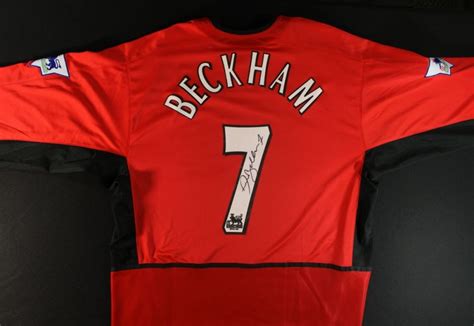 David Beckham Signed Manchester United Jersey Jsa Loa