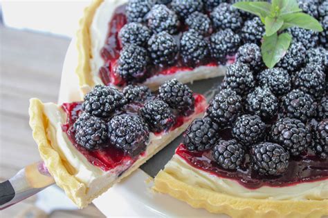 Julies Blackberry Cream Cheese Tart Recipes Inspired By Mom