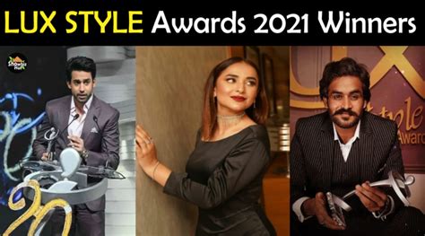 Lux Style Awards 2021 Winners List Nominations Showbiz Hut