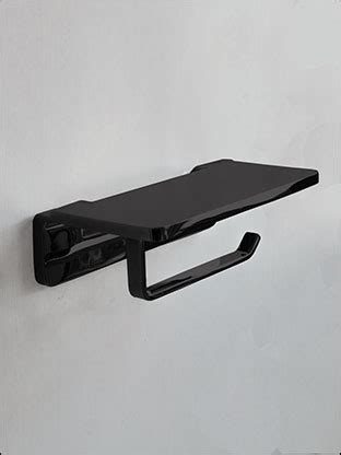 Add the finishing touch to your bathroom with our selection of bathroom accessories, exceptional quality at low prices. Black Chrome Phone Toilet Roll Holder | Black Chrome ...