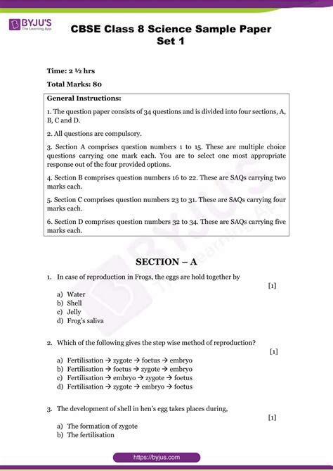 Download Cbse Class Science Sample Papers Set In Pdf Free Download Nude Photo Gallery