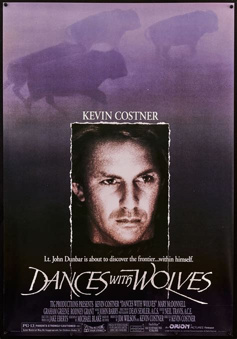 Dances With Wolves Movie Poster 1 Sheet 27x41 Original Vintage