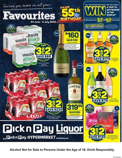 Pick N Pay Liquor Favourites 24 June 04 July 2022 —za