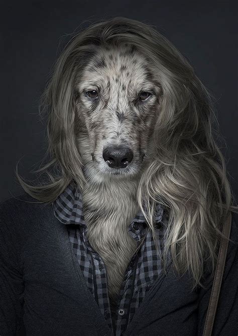 Hilarious Portraits Of Dogs Dressed Like Their Owners By Swiss
