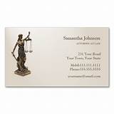 Pictures of Attorney Business Card Design
