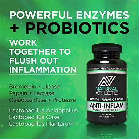 Anti Inflammatory Extra Strength Proteolytic Enzymes Probiotics