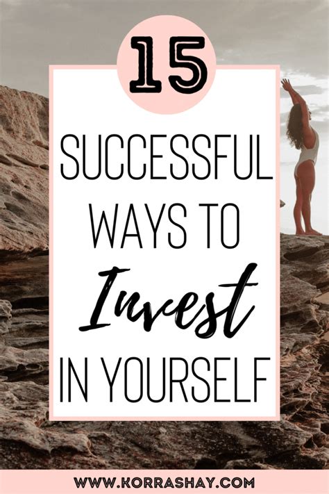 Invest In Yourself For Your Best Life 15 Successful Ways