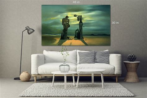 Salvador Dali Reminiscence Archaeological Canvas Wall Art Picture