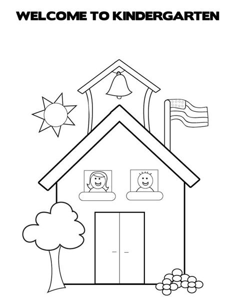 Welcome To Kindergarten Coloring Pages Color On Pages Coloring Pages