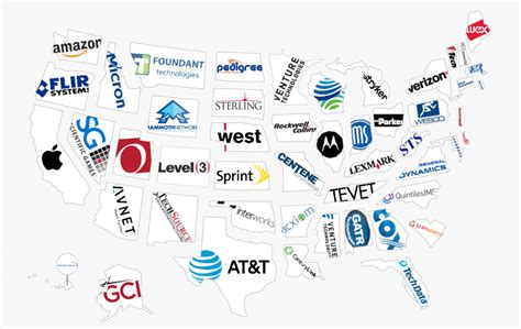 This Infographic Shows The Biggest Tech Company In Every Us State